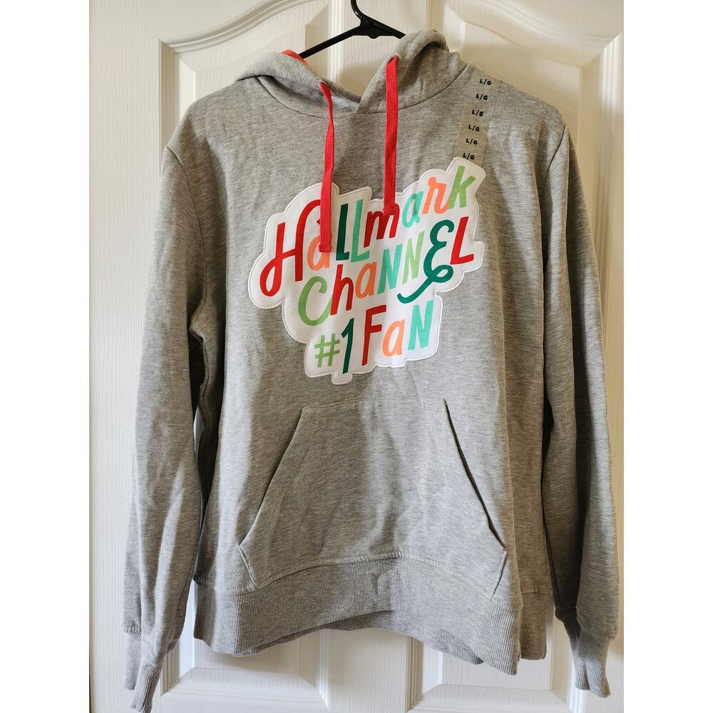 Hallmark Channel #1 Fan NWT Hoodie Size L Official Licensed Sweatshirt Cozy